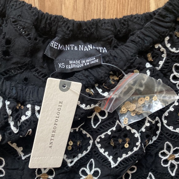 NWT Anthropologie lace top size XS (runs big) - Picture 3 of 7